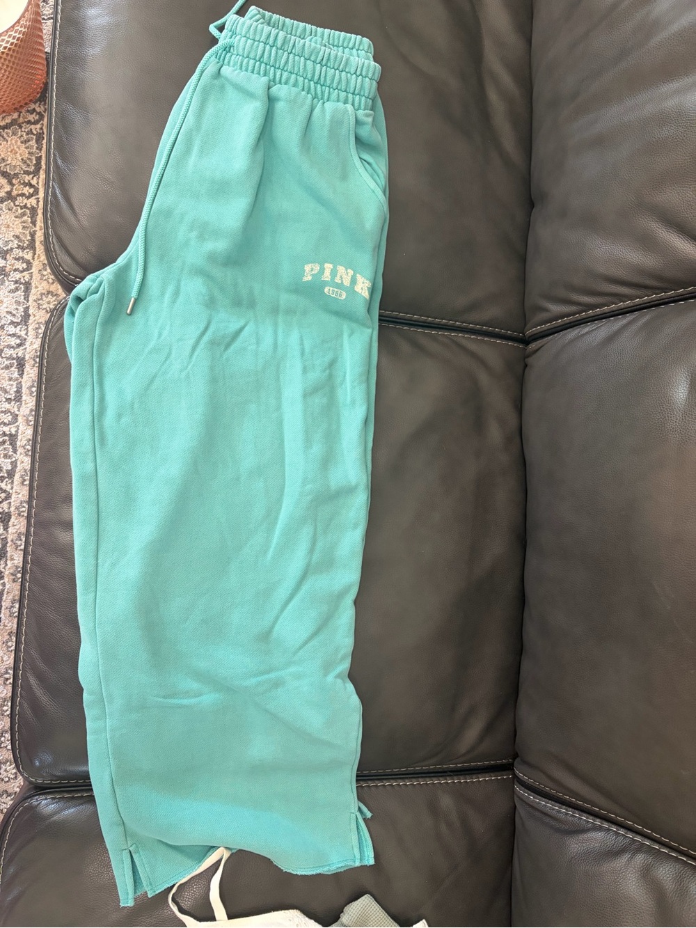 PINK Victoria's Secret Aqua Sweatpants